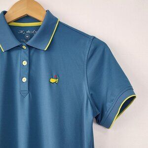 Magnolia Lane Masters Golf Polo UPF 50+ Womens Med Short Sleeve Performance Prep